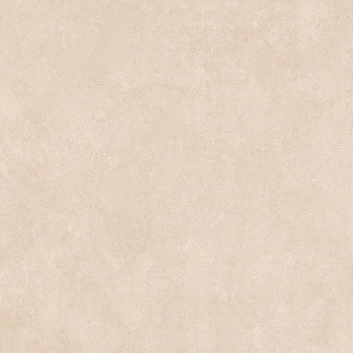 Close-up of Sena Marfil porcelain tile highlighting its soft beige hue and smooth surface.