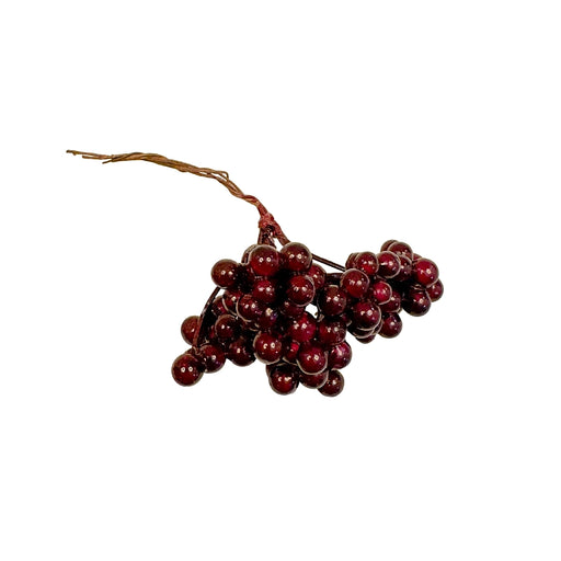 Shiny Burgundy Berry Cluster Pick