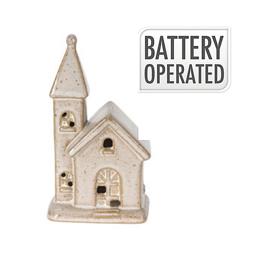 Close-up of Side Bell Tower Church showing.