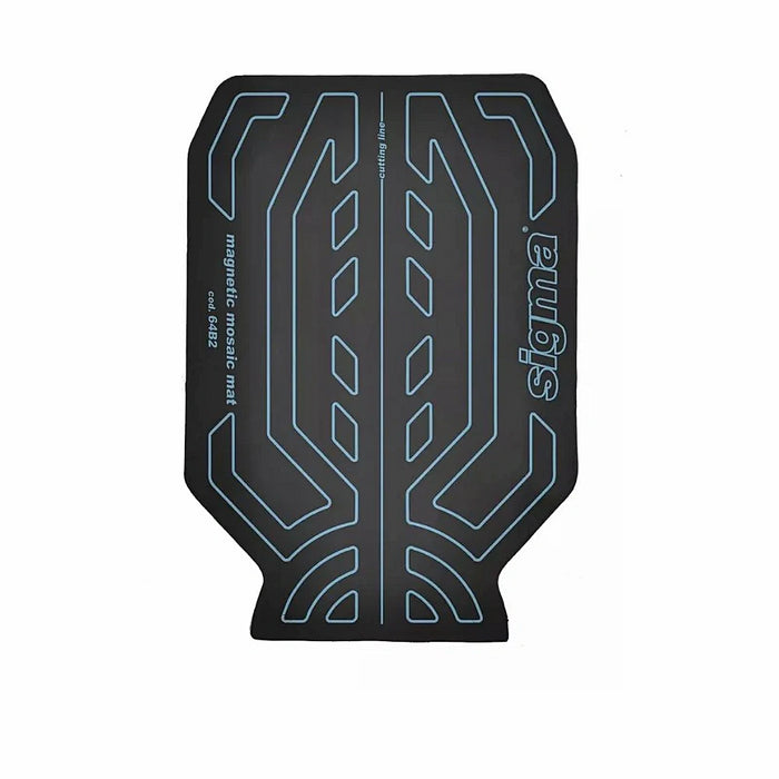 Sigma magnetic mosaic, lvt and spc mat with cutting lines