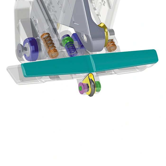 Inner view of a Sigma Series 4 NEX Tile Cutter handle mechanism