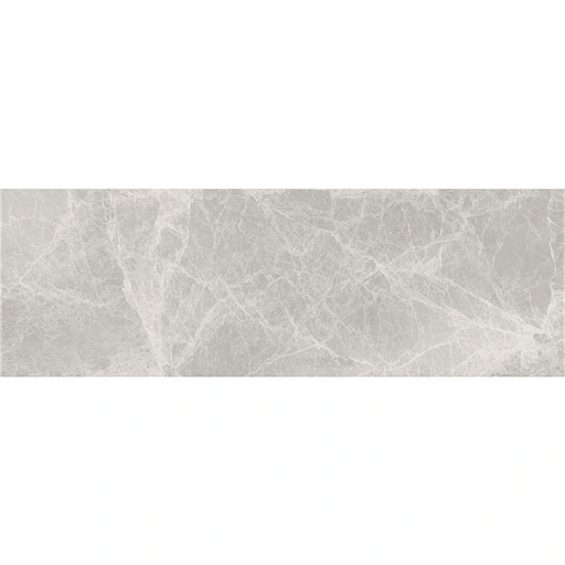 Close-up of the Silver Pearl Matt wall tile showing its pearl-grey colour and smooth matt finish.