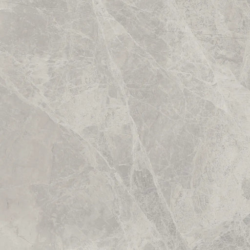 Close-up view of Silver Pearl Matt Porcelain tile, showing its smooth matt finish and subtle marble veining.