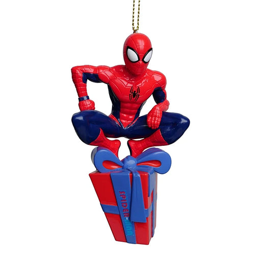 Spiderman Present Christmas Bauble