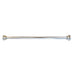 Stainless steel chrome shower curtain pole extending from 1200mm to 2200mm