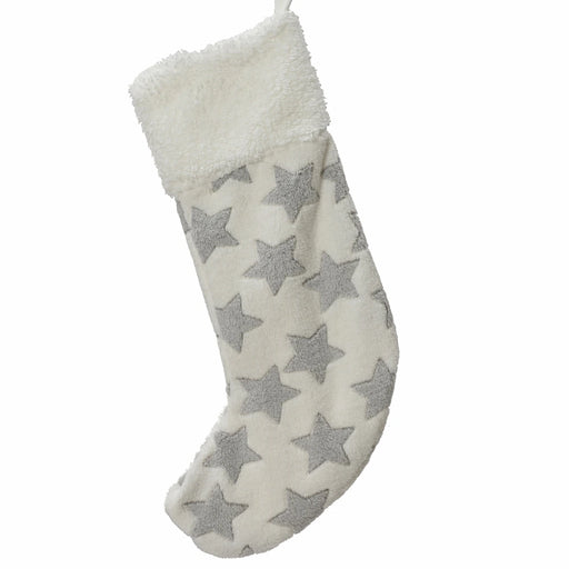 Star Print Christmas Stocking