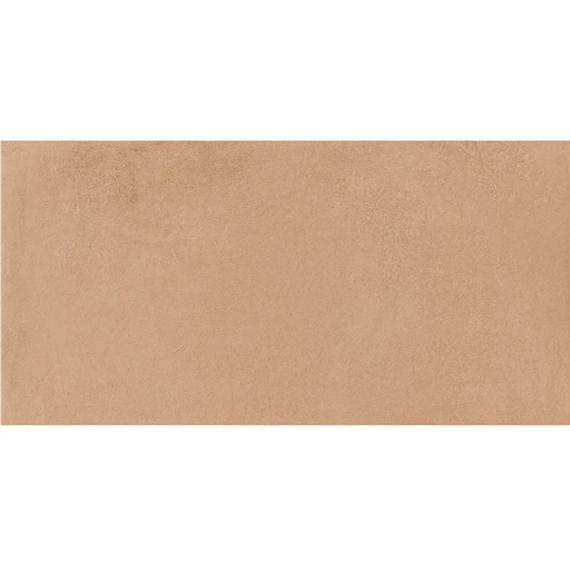 Close-up of Terracota Barro tile showing subtle clay-like texture and earthy terracotta finish.