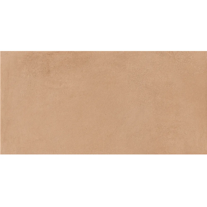 Close-up of Terracota Barro tile showing subtle clay-like texture and earthy terracotta finish.