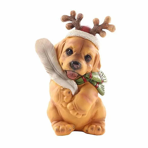 Tiny Tim Dog Christmas Ornament