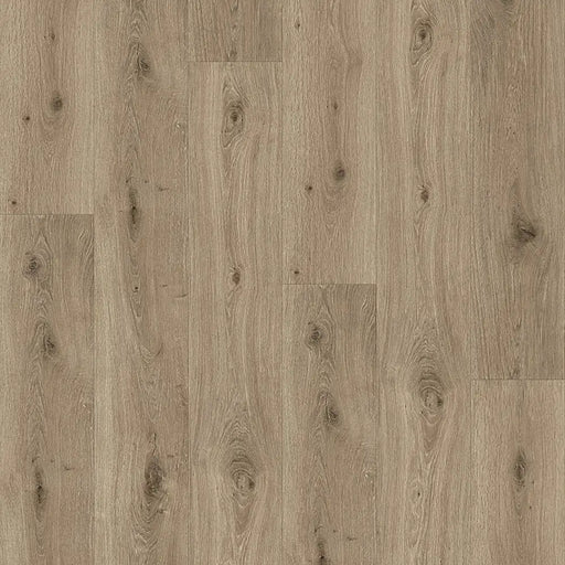 Close-up of Chalet planks revealing knots, grain variation, and matte surface detail.