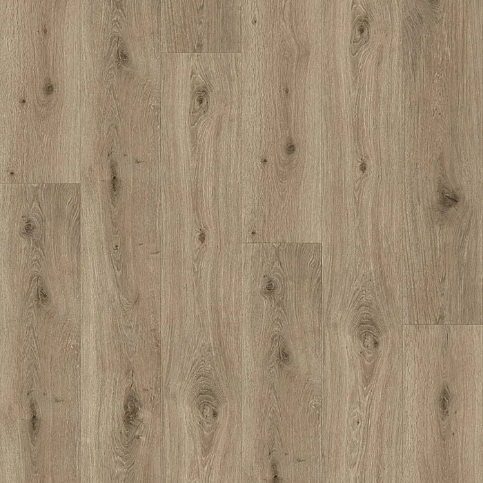 Close-up of Chalet planks revealing knots, grain variation, and matte surface detail.