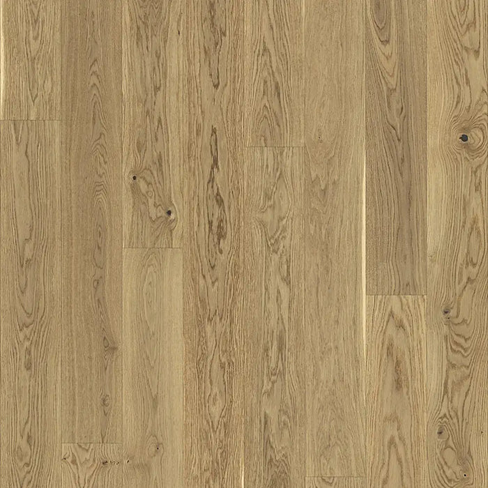 Detailed close-up of Cream oak planks showing light natural colour and subtle bevel edging.