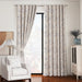 Tropic Beige eyelet curtains with polar fleece interlining for added warmth and softness