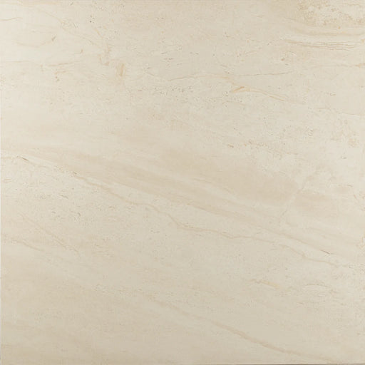 Close-up of Tropico Beige Gloss tile highlighting subtle beige variations and reflective finish.