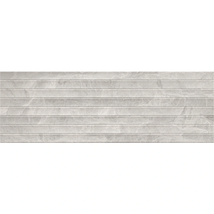 Detail of the Tundra Pearl Matt tile showing its soft pearl shade and matt texture.