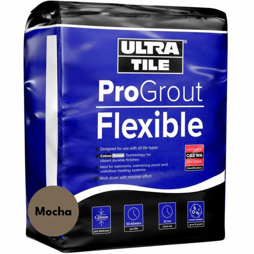 UltraTile ProGrout Mocha Brown Wall & Floor Tile Grout