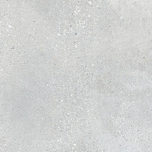 Detailed view of Underground White Natural Porcelain tile with soft natural texture and clean white tone.