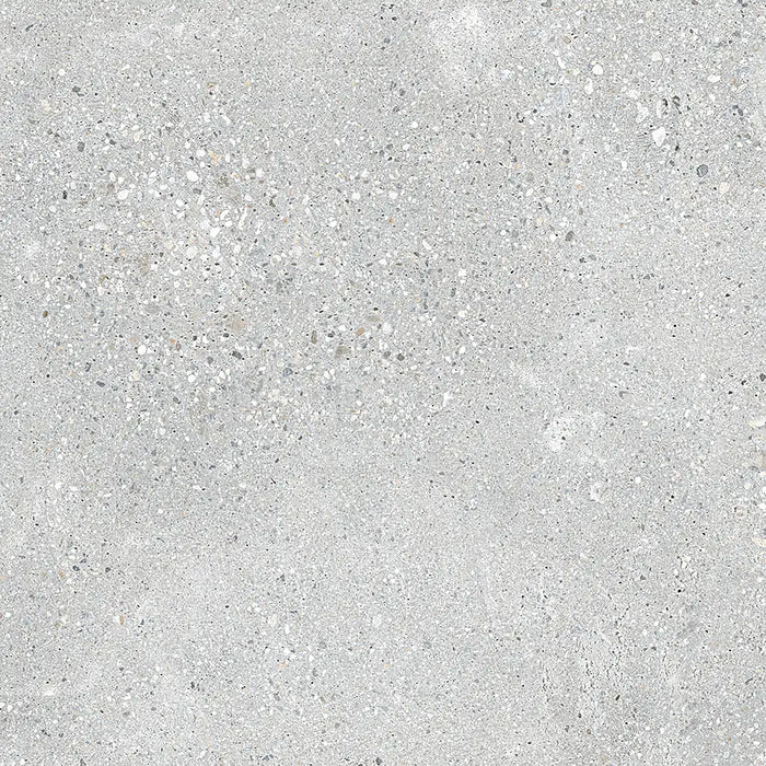 Detailed view of Underground White Natural Porcelain tile with soft natural texture and clean white tone.