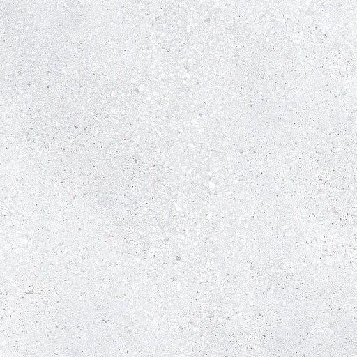 Detailed view of Underground White Natural Porcelain tile, showing its soft natural texture and clean white finish.