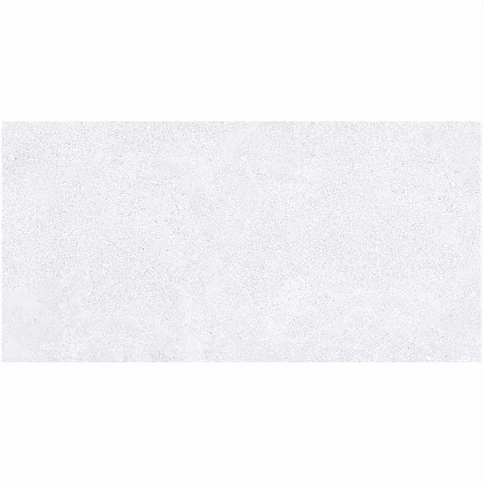 Close-up of Verse White tile surface highlighting its smooth matt finish.