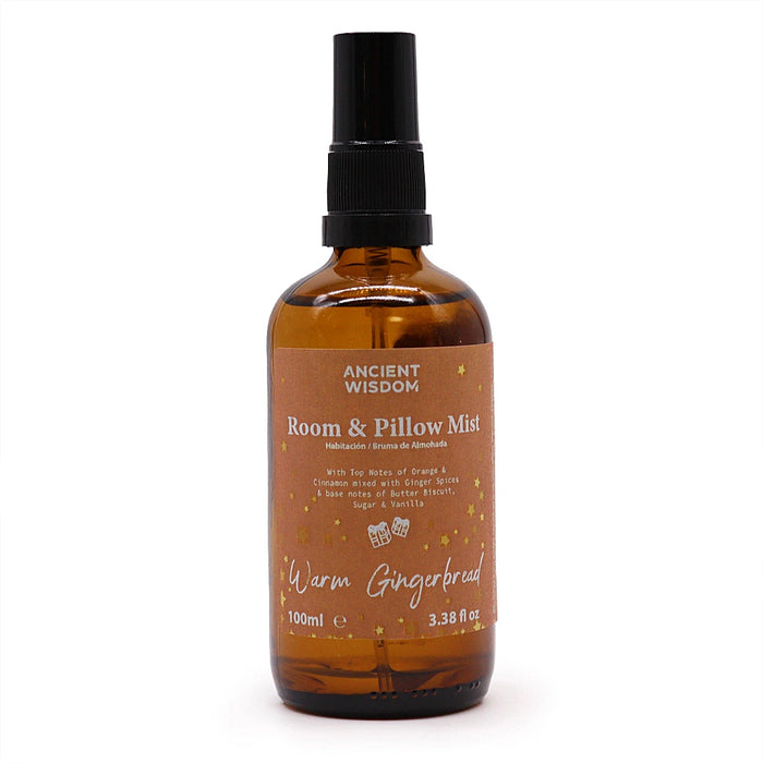 Warm Gingerbread Christmas Room & Pillow Spray