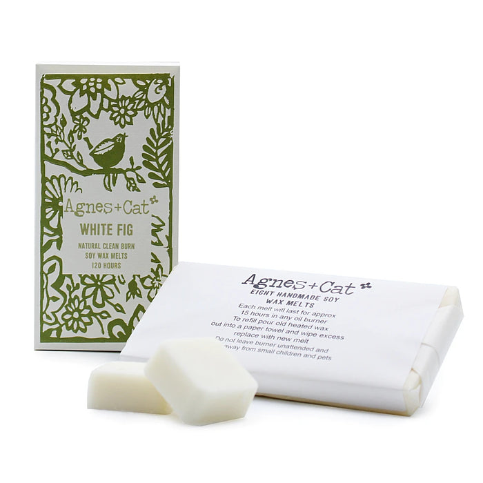 Agnes + Cat White Fig Wax Melts Box Of 8