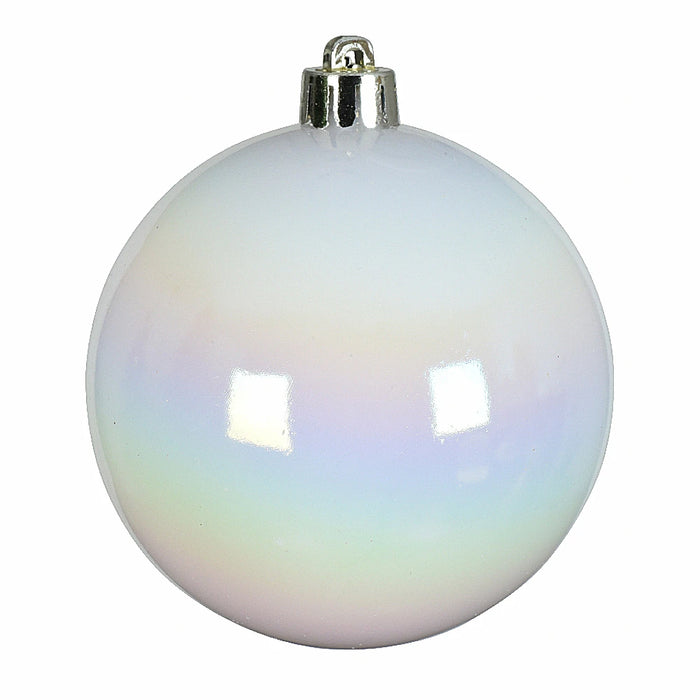 White/Iris 8cm Baubles