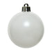 Winter White 8cm Christmas Baubles