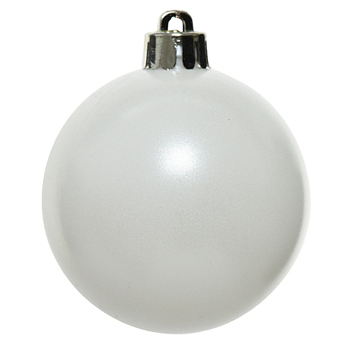 Winter White Matt 6cm Baubles