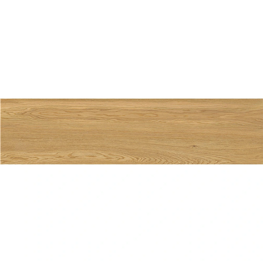 Detailed close-up of Woodwise Caramel Porcelain tile showing authentic woodgrain texture and smooth matt surface.