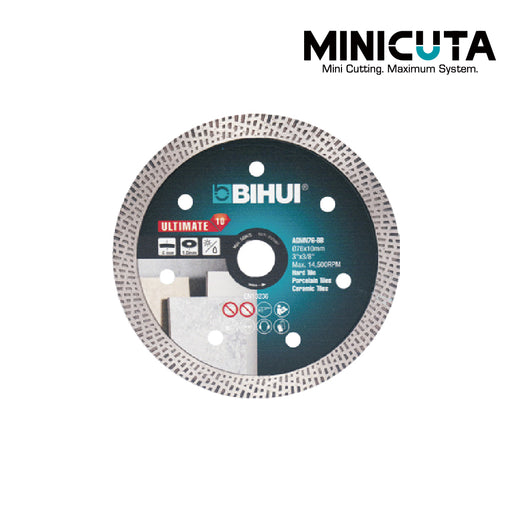 Bihui Mini Design Cutting Blade 76mm – 3” blade for hard tile, porcelain and ceramic