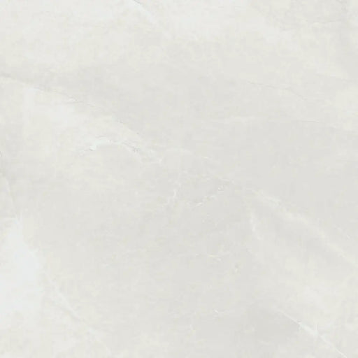 Close-up marble-effect veining detail of Altieri White polished porcelain tile
