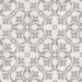 Art Nouveau La Rambla Grey porcelain tiles showing the repeating decorative pattern