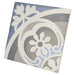 Art Nouveau Music Hall 20 x 20 decorative porcelain tile with vintage-inspired pattern