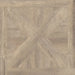 Aspen Nordic Taupe parquet-effect porcelain tile floor in a bedroom setting