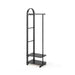 Bellwood black coat rack on white background