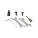 Bihui Mini Angle Grinder accessories – wrenches, adapter, chuck, fixing screw, hex key and extension rod