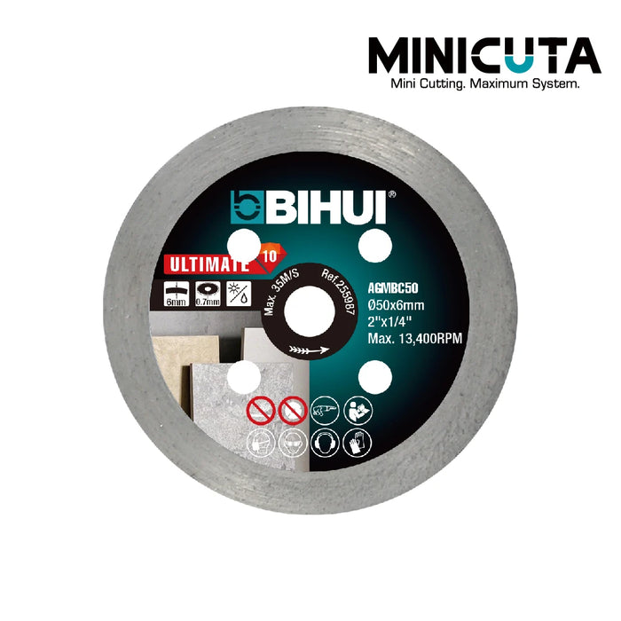 Bihui Mini Continuous Cutting Blade 50mm – 2” blade for the 3" mini angle grinder