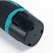 Close-up of the Bihui Mini Cordless Angle Grinder battery and release clip