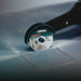 Bihui Sintered Diamond Cutting Blade 45mm cutting a square opening in a tile on a mini angle grinder