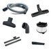 Bihui Wet/Dry Vacuum Cleaner 30Ltr accessories including hose, brushes, and filter