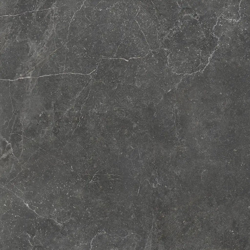 Close-up texture detail of Bleuemix Black Soft Porcelain tile