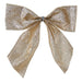 Single champagne glitter ribbon bow