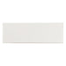 Country Blanco Matt wall tile in a crisp white colour, shown as a single 6.5 × 20 cm white body ceramic tile.