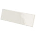 Country Blanco gloss wall tile in a crisp white colour with a slim brick format, shown at an angle.
