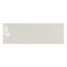 Country Gris Claro gloss wall tile in a soft light grey colour, shown as a single 6.5 × 20 cm white body ceramic tile.