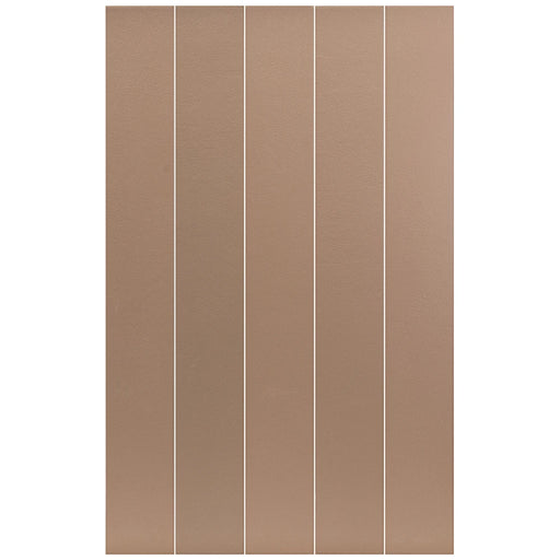 Earth Baltic Amber porcelain tile in a warm amber tone with a matt finish, shown as a single 7.5 × 60 cm tile.