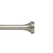 Ella matt nickel curtain pole trumpet finial and rod detail
