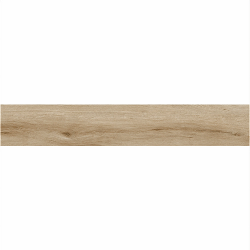 Close-up of English Oak Rectified Porcelain 20x120 tile showing realistic oak grain and natural wood-effect finish