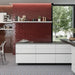 Fashion Burdeos glossy ceramic wall tile as a kitchen splashback